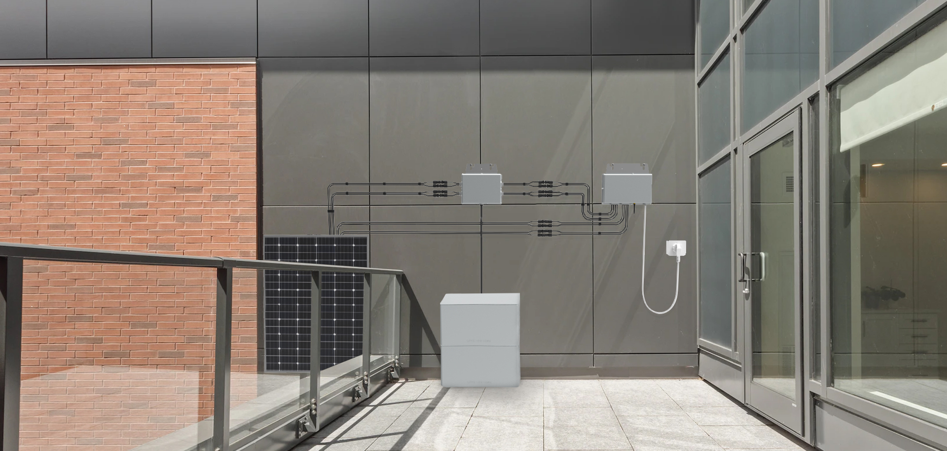 Battery Storage for Balcony Solar System